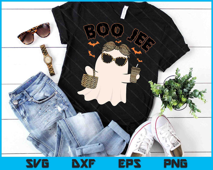 Boo JEE Boujee Pink Ghost Halloween October Vibes SVG PNG Digital Printable Files Boo JEE Boujee Pink Ghost Halloween October Vibes SVG PNG Digital Printable Files