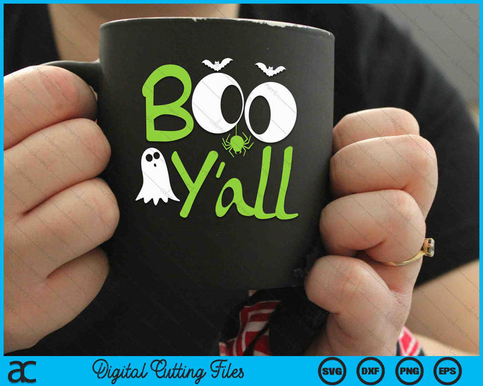 Boo Y'all Funny Halloween Trick-or-Treat Funny Halloween SVG PNG Digital Cutting Files Boo Y'all Funny Halloween Trick-or-Treat Funny Halloween SVG PNG Digital Cutting Files