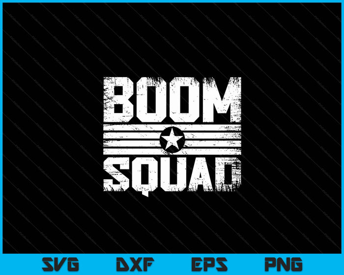 Boom Squad 4th Of July & New Year's Eve Firework SVG PNG Digital Cutting Files Boom Squad 4th Of July & New Year's Eve Firework SVG PNG Digital Cutting Files
