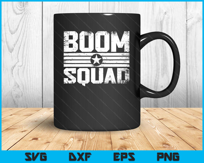 Boom Squad 4th Of July & New Year's Eve Firework SVG PNG Digital Cutting Files Boom Squad 4th Of July & New Year's Eve Firework SVG PNG Digital Cutting Files