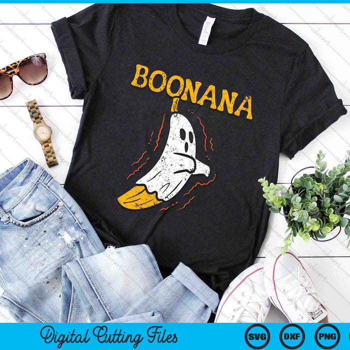 Boonana Cute Ghost Banana Halloween Costume SVG PNG Digital Cutting Files Boonana Cute Ghost Banana Halloween Costume SVG PNG Digital Cutting Files