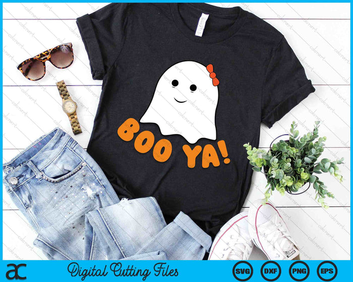 Booya Funny Cute Bow Halloween Ghost Pun SVG PNG Digital Cutting File Booya Funny Cute Bow Halloween Ghost Pun SVG PNG Digital Cutting File