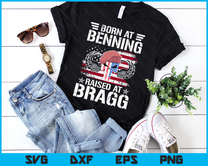 Born At Ft Benning Raised Fort Bragg Airborne Veterans Day SVG PNG Digital Printable Files Born At Ft Benning Raised Fort Bragg Airborne Veterans Day SVG PNG Digital Printable Files