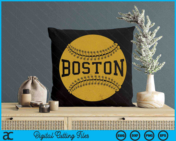 Boston Baseball Fan SVG PNG Digital Cutting Files