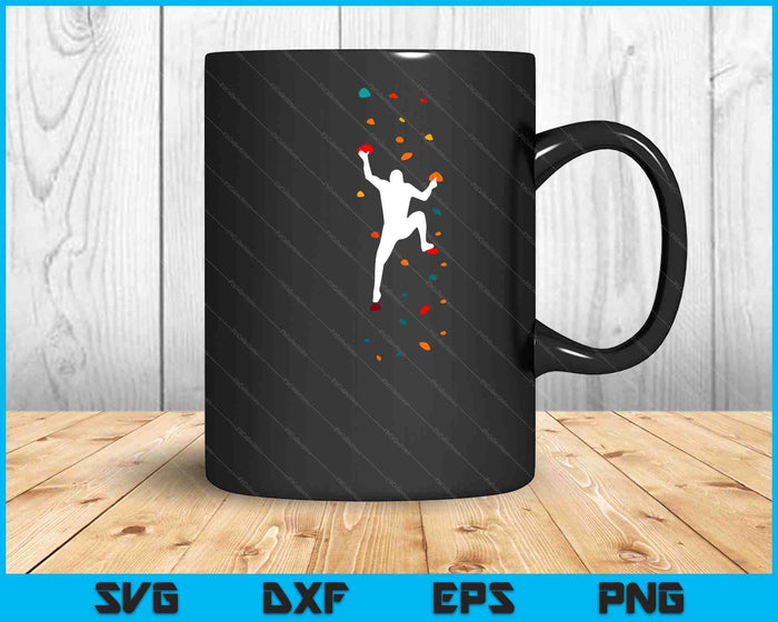 Bouldering Climber Free Climbing Small Rock Formation SVG PNG Digital Cutting Files Bouldering Climber Free Climbing Small Rock Formation SVG PNG Digital Cutting Files