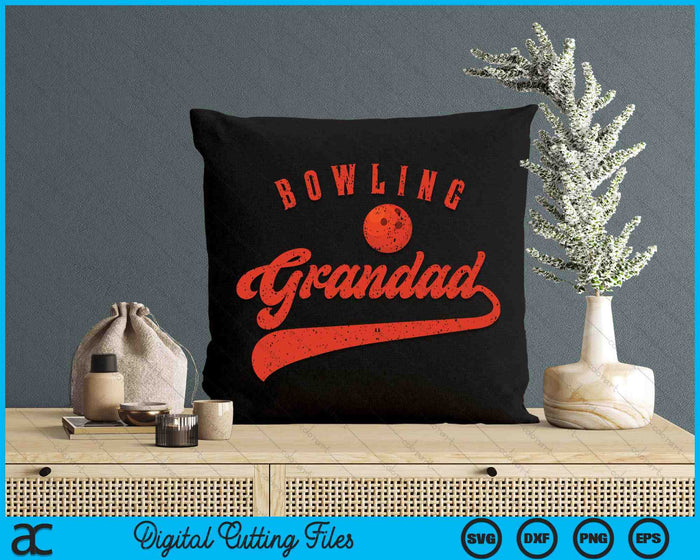 Bowling Grandad SVG PNG Digital Cutting Files Bowling Grandad SVG PNG Digital Cutting Files