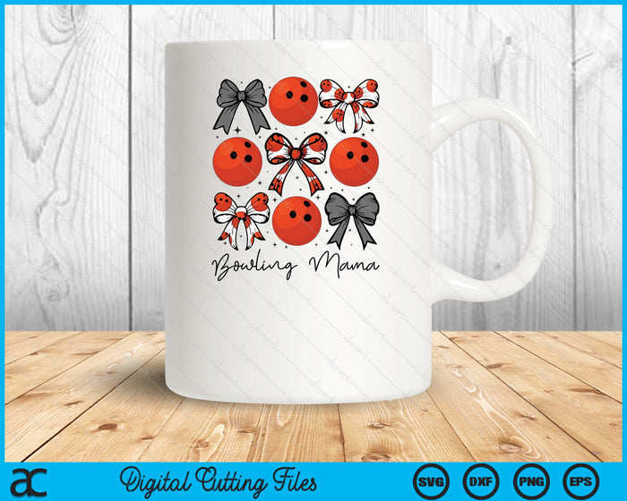 Bowling Mama Coquette Bow Bowling Season SVG PNG Digital Printable Files Bowling Mama Coquette Bow Bowling Season SVG PNG Digital Printable Files