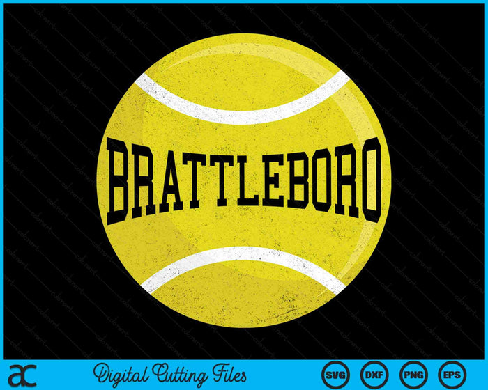 Brattleboro Tennis Fan SVG PNG Digital Cutting Files Brattleboro Tennis Fan SVG PNG Digital Cutting Files