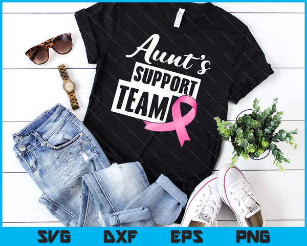 Breast Cancer Aunt Support Breast Cancer Awareness SVG PNG Digital Cutting Files