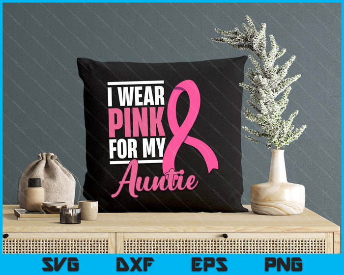 Breast Cancer Auntie Support Breast Cancer Awareness SVG PNG Digital Cutting Files Breast Cancer Auntie Support Breast Cancer Awareness SVG PNG Digital Cutting Files