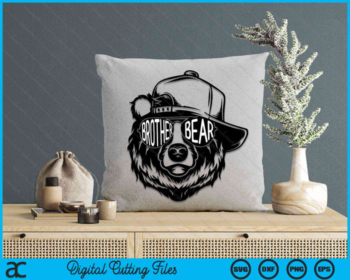 Brother Bear With Sunglasses Brother Bear SVG PNG Cutting Printable Files Brother Bear With Sunglasses Brother Bear SVG PNG Cutting Printable Files