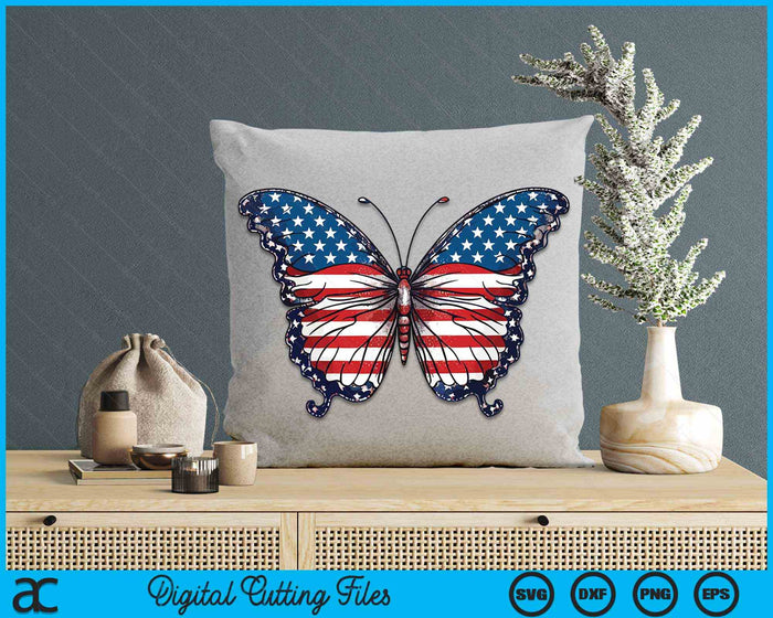 Butterfly USA Flag 4th of July For Women Girl US SVG PNG Digital Cutting Files Butterfly USA Flag 4th of July For Women Girl US SVG PNG Digital Cutting Files
