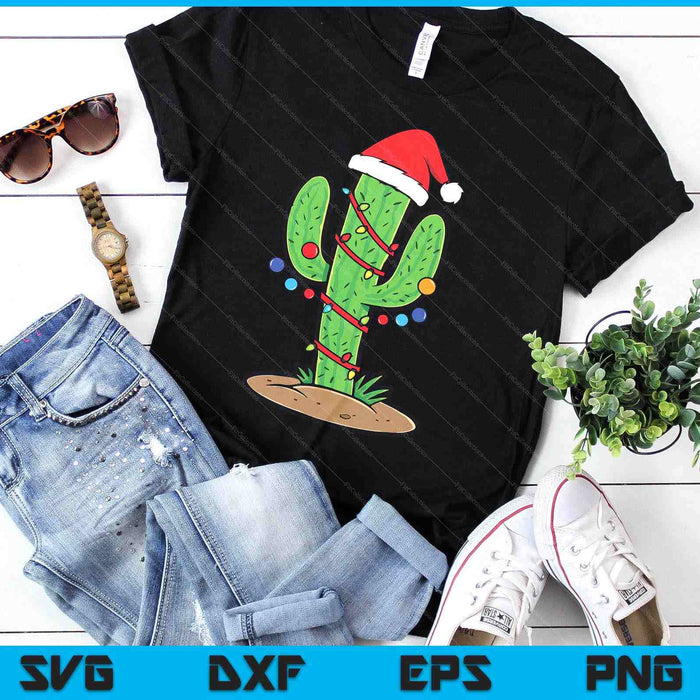 Cactus Christmas Lights Funny Christmas Gift SVG PNG Digital Printable Files Cactus Christmas Lights Funny Christmas Gift SVG PNG Digital Printable Files