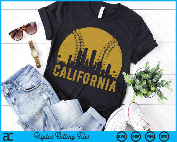 California Baseball Fan SVG PNG Cutting Printable Files