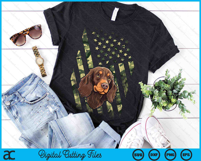 Camo American Flag Boykin Spaniel 4th Of July USA SVG PNG Digital Cutting Files Camo American Flag Boykin Spaniel 4th Of July USA SVG PNG Digital Cutting Files