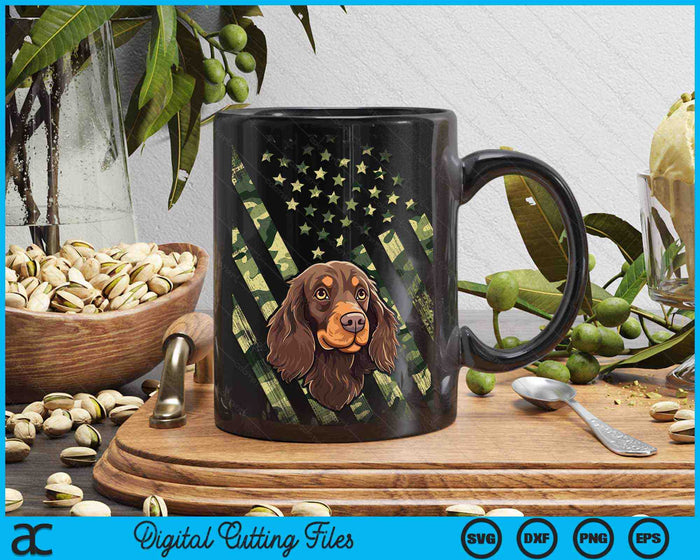 Camo American Flag Boykin Spaniel 4th Of July USA SVG PNG Digital Cutting Files Camo American Flag Boykin Spaniel 4th Of July USA SVG PNG Digital Cutting Files