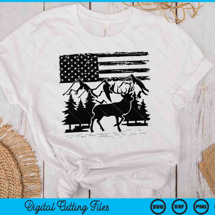 Camo US Flag Deer Elk Buck Camoflage Hunting Hunter Dad SVG PNG Digital Printable Files Camo US Flag Deer Elk Buck Camoflage Hunting Hunter Dad SVG PNG Digital Printable Files