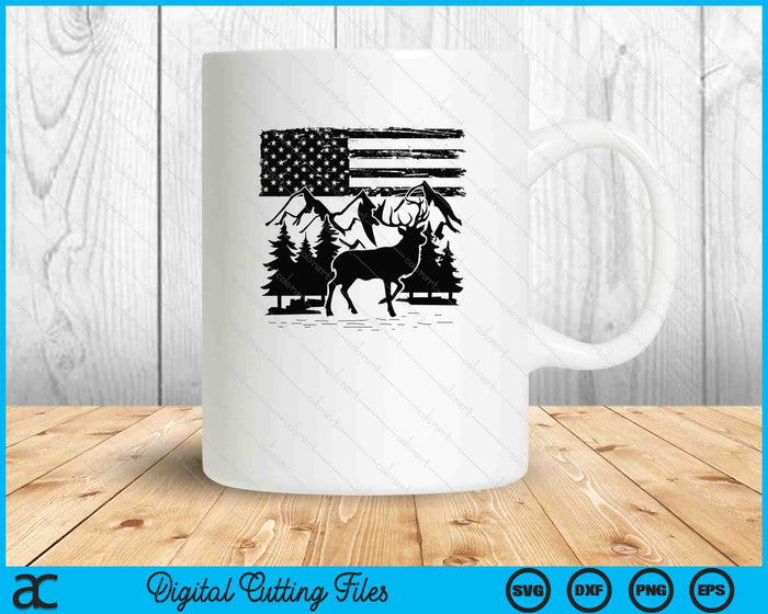 Camo US Flag Deer Elk Buck Camoflage Hunting Hunter Dad SVG PNG Digital Printable Files Camo US Flag Deer Elk Buck Camoflage Hunting Hunter Dad SVG PNG Digital Printable Files
