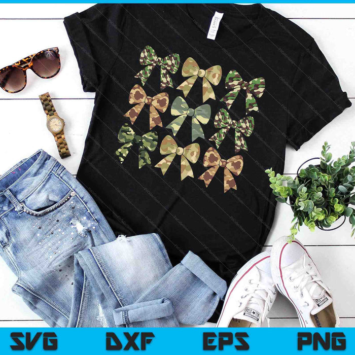 Camouflage Old Camo Bow Camo Coquette Bow Hunting SVG PNG Digital Printable Files Camouflage Old Camo Bow Camo Coquette Bow Hunting SVG PNG Digital Printable Files