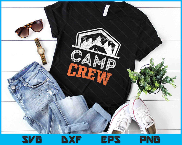 Campground Staff Camp Crew Summer Cousins Camping Counselor SVG PNG Digital Printable Files