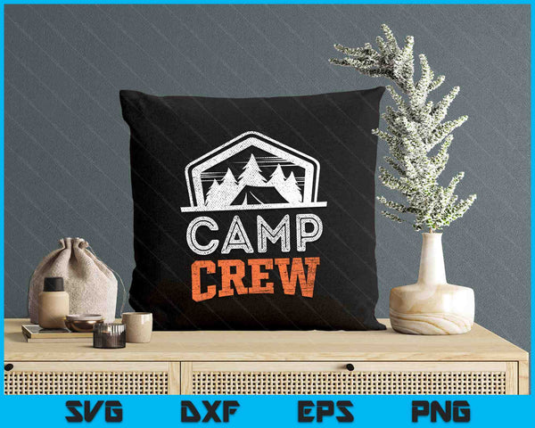 Campground Staff Camp Crew Summer Cousins Camping Counselor SVG PNG Digital Printable Files
