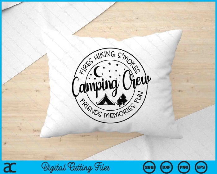 Camping Crew Camping Design SVG PNG Digital Printable Files Camping Crew Camping Design SVG PNG Digital Printable Files