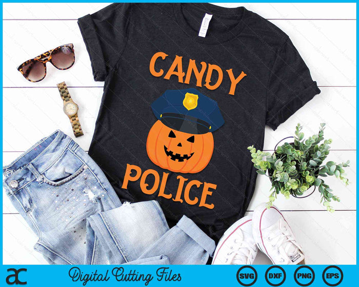 Candy Police Halloween Party Trick or Treat Security SVG PNG Digital Cutting File Candy Police Halloween Party Trick or Treat Security SVG PNG Digital Cutting File