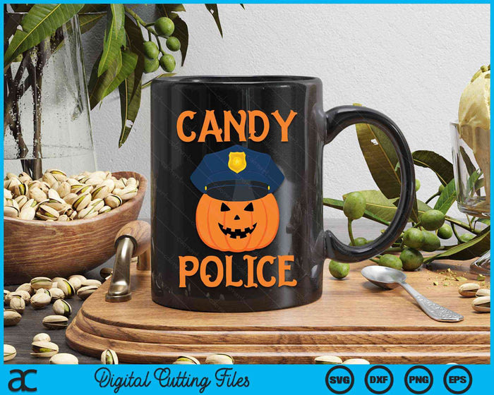 Candy Police Halloween Party Trick or Treat Security SVG PNG Digital Cutting File Candy Police Halloween Party Trick or Treat Security SVG PNG Digital Cutting File