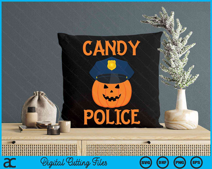 Candy Police Halloween Party Trick or Treat Security SVG PNG Digital Cutting File Candy Police Halloween Party Trick or Treat Security SVG PNG Digital Cutting File