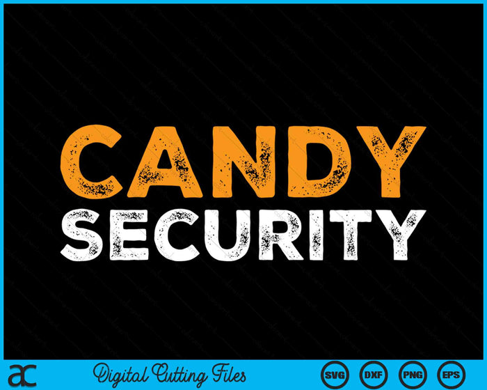 Candy Security Halloween Costume SVG PNG Digital Cutting Files Candy Security Halloween Costume SVG PNG Digital Cutting Files