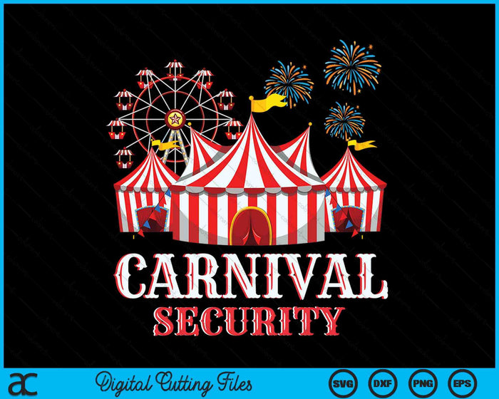 Carnival Security SVG PNG Digital Cutting Files Carnival Security SVG PNG Digital Cutting Files