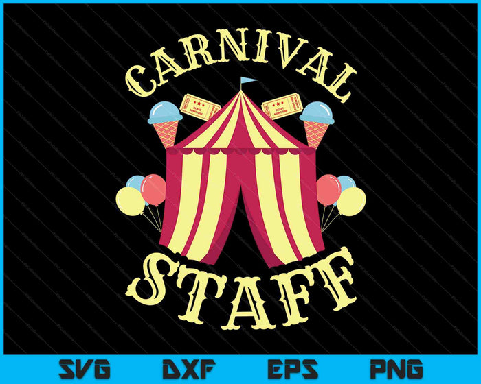 Carnival Staff Circus Event Security Ringmaster SVG PNG Cutting Printable Files