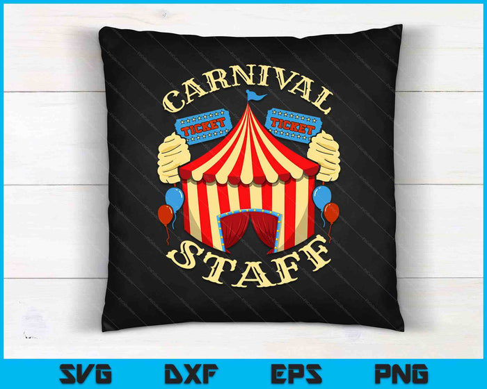 Carnival Staff Circus Event Security Ringmaster Lover SVG PNG Digital Cutting Files
