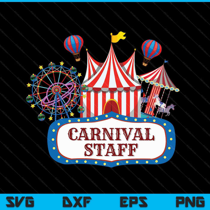 Carnival Staff for Circus Event Staff & Ringmaster Lover SVG PNG Digital Cutting Files
