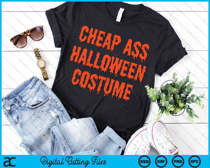 Traje de Halloween de culo barato divertido Halloween SVG PNG archivo de corte digital Traje de Halloween de culo barato divertido Halloween SVG PNG archivo de corte digital