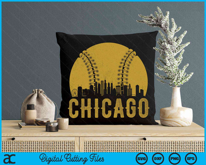 Chicago Baseball Fan SVG PNG Cutting Printable Files Chicago Baseball Fan SVG PNG Cutting Printable Files