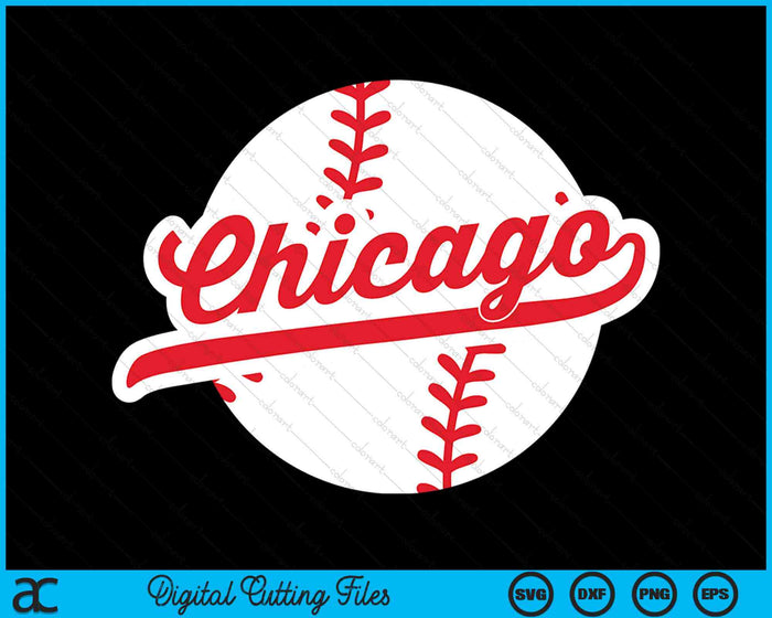 Chicago Baseball Vintage Chicago Pride Love City Red SVG PNG Digital Cutting Files Chicago Baseball Vintage Chicago Pride Love City Red SVG PNG Digital Cutting Files