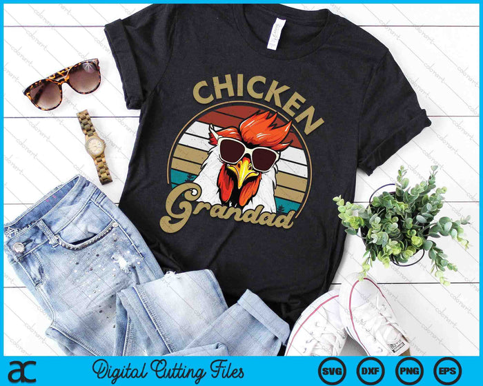 Chicken Grandad Vintage 70S Chicken Retro SVG PNG Digital Printable Files Chicken Grandad Vintage 70S Chicken Retro SVG PNG Digital Printable Files