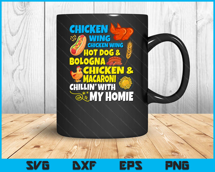 Chicken Wing Chicken Wing Hot Dog And Bologna SVG PNG Digital Printable Files Chicken Wing Chicken Wing Hot Dog And Bologna SVG PNG Digital Printable Files