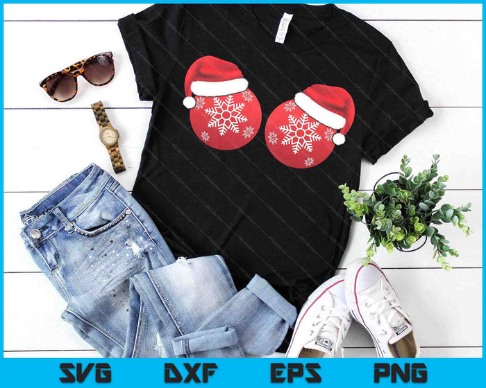 Christmas Ball Ornaments Boob Bra Funny Women's Christmas SVG PNG Digital Printable Files Christmas Ball Ornaments Boob Bra Funny Women's Christmas SVG PNG Digital Printable Files