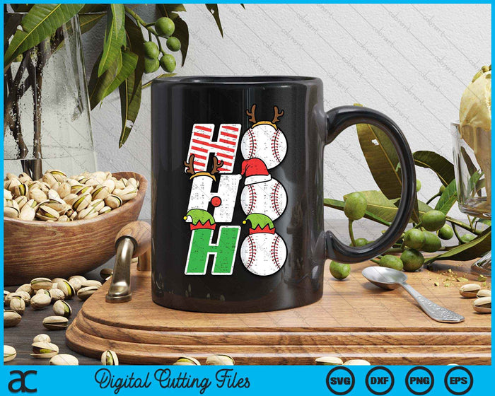 Christmas Baseball Ho Ho Ho Baseball Xmas SVG PNG Digital Printable Files Christmas Baseball Ho Ho Ho Baseball Xmas SVG PNG Digital Printable Files