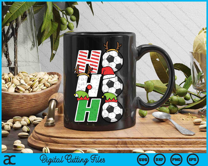 Christmas Football Ho Ho Ho Soccer Xmas Sport SVG PNG Digital Printable Files Christmas Football Ho Ho Ho Soccer Xmas Sport SVG PNG Digital Printable Files