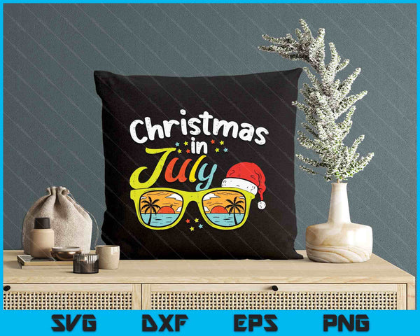 Christmas In July Shirts Women Men Kids Xmas SVG PNG Digital Printable Files