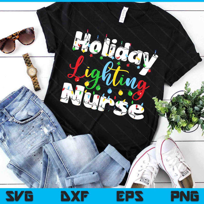 Christmas Light Mens Holiday Lighting Nurse Illumination SVG PNG Digital Printable Files Christmas Light Mens Holiday Lighting Nurse Illumination SVG PNG Digital Printable Files