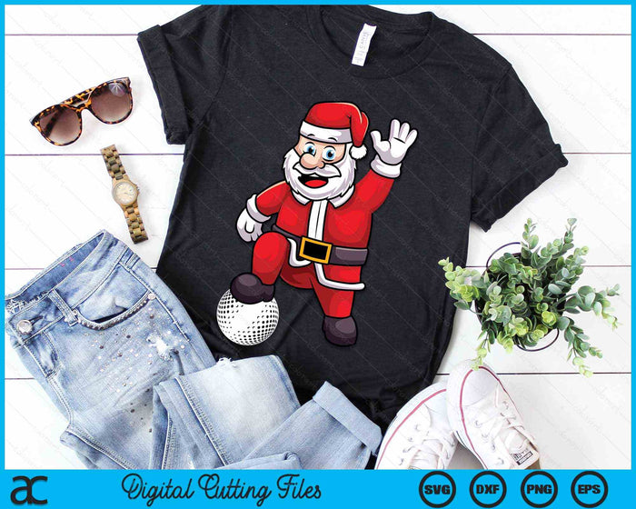 Christmas Santa Claus Hockey SVG PNG Digital Cutting Files Christmas Santa Claus Hockey SVG PNG Digital Cutting Files