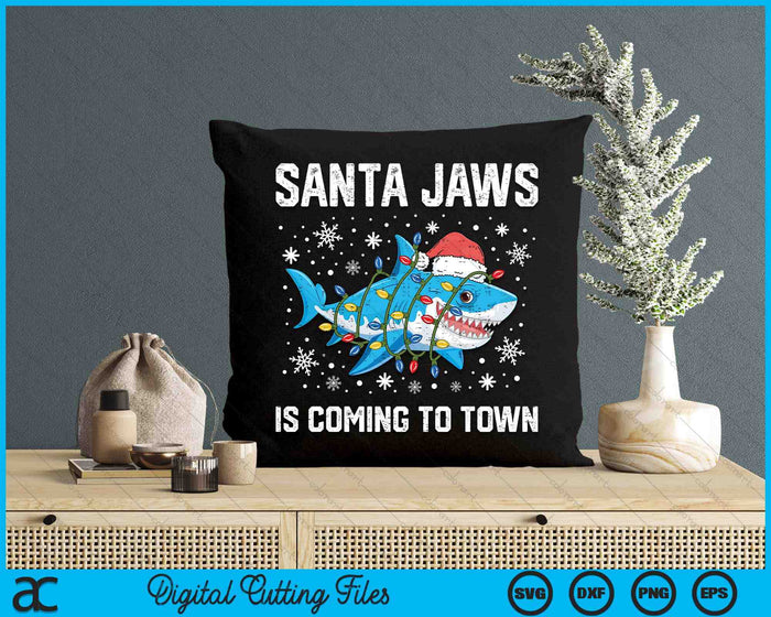 Christmas Shark Santa Jaws Xmas SVG PNG Digital Printable Files Christmas Shark Santa Jaws Xmas SVG PNG Digital Printable Files