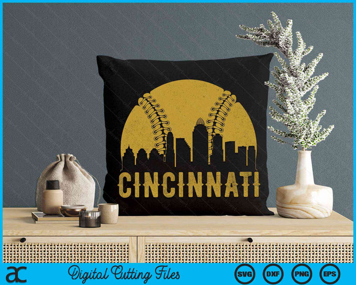Cincinnati Baseball Fan SVG PNG Cutting Printable Files Cincinnati Baseball Fan SVG PNG Cutting Printable Files