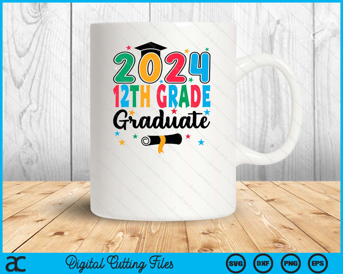 Class 2024 12th Grade Graduate Preschool Graduation SVG PNG Digital Cutting Files Class 2024 12th Grade Graduate Preschool Graduation SVG PNG Digital Cutting Files