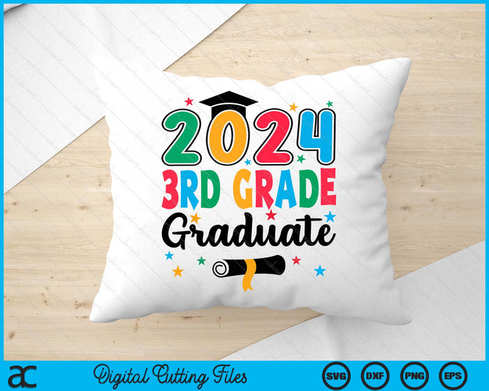 Class 2024 3rd Grade Graduate Preschool Graduation SVG PNG Digital Cutting Files Class 2024 3rd Grade Graduate Preschool Graduation SVG PNG Digital Cutting Files