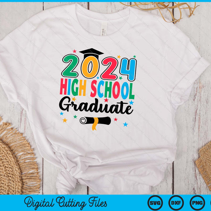 Class 2024 High school Graduate Preschool Graduation SVG PNG Digital Cutting Files Class 2024 High school Graduate Preschool Graduation SVG PNG Digital Cutting Files